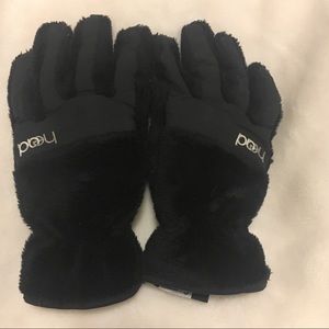 Head kids medium winter black gloves